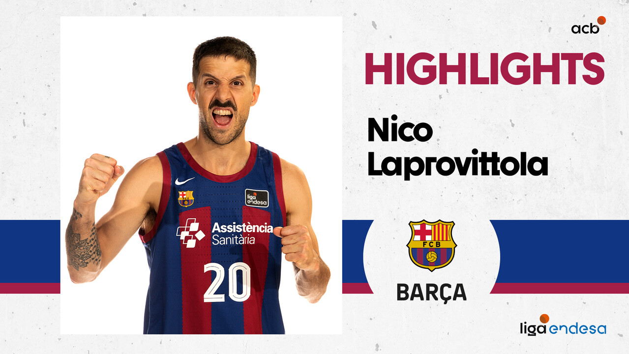 Nico Laprovittola lidera la victoria del Bar&ccedil;a