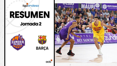 Resumen Zunder Palencia 83 - Bar&ccedil;a 84 (J2)