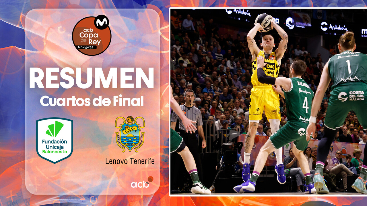 Resumen Unicaja 83 - Lenovo Tenerife 91 (Cuartos de final)