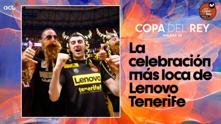 La celebración más loca de Lenovo Tenerife