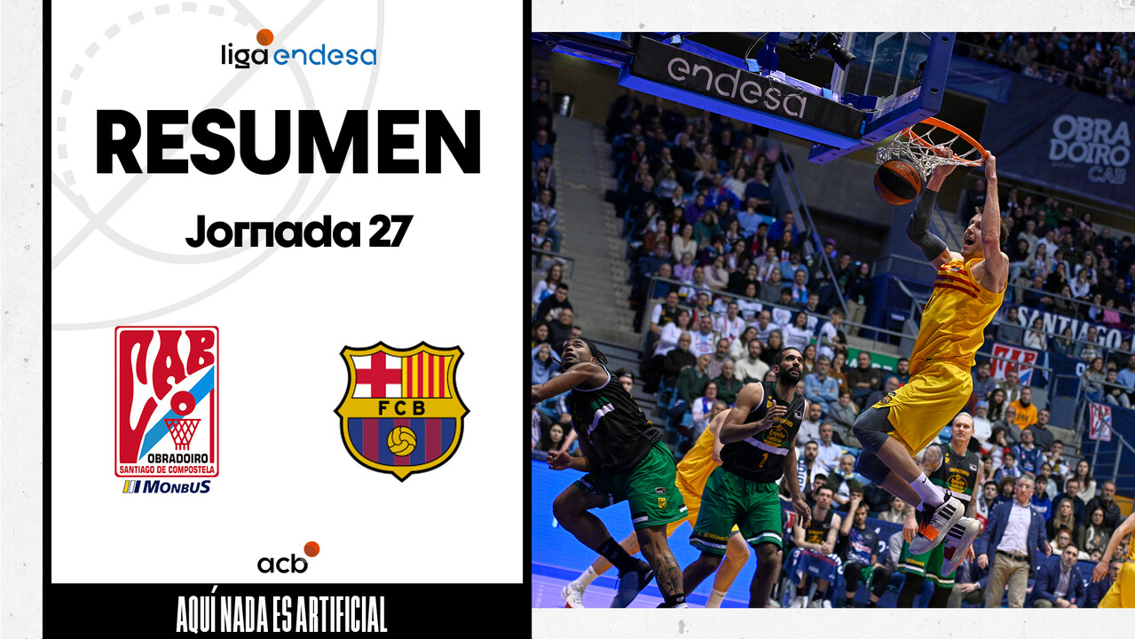 Resumen Monbus Obra 84 - Bar&ccedil;a 89 (J27)