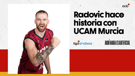 Radovic, jugador m&aacute;s valorado en el UCAM Murcia