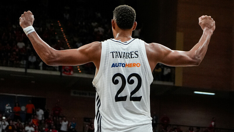 Tavares alcanza los 500 tapones con el Real Madrid