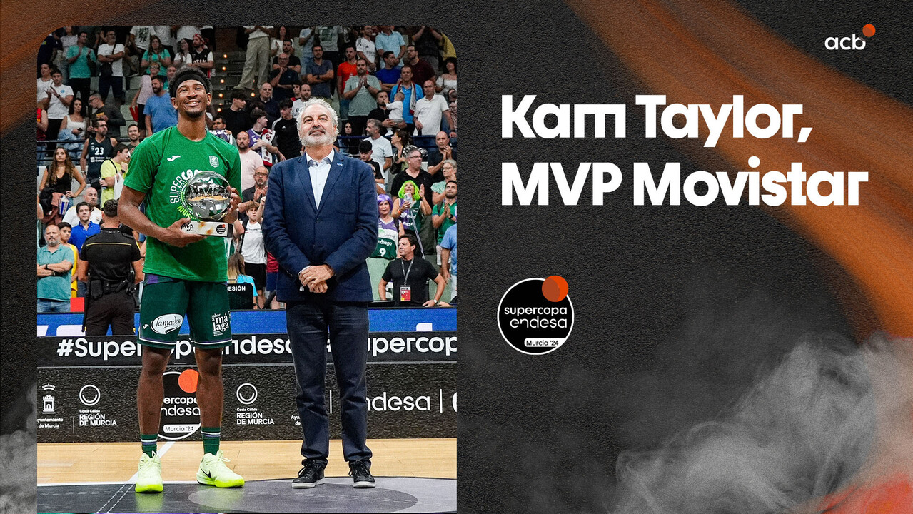 Kam Taylor, MVP Movistar de la Supercopa Endesa