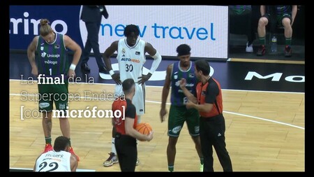 La final de Supercopa Endesa... ¡con micrófono!