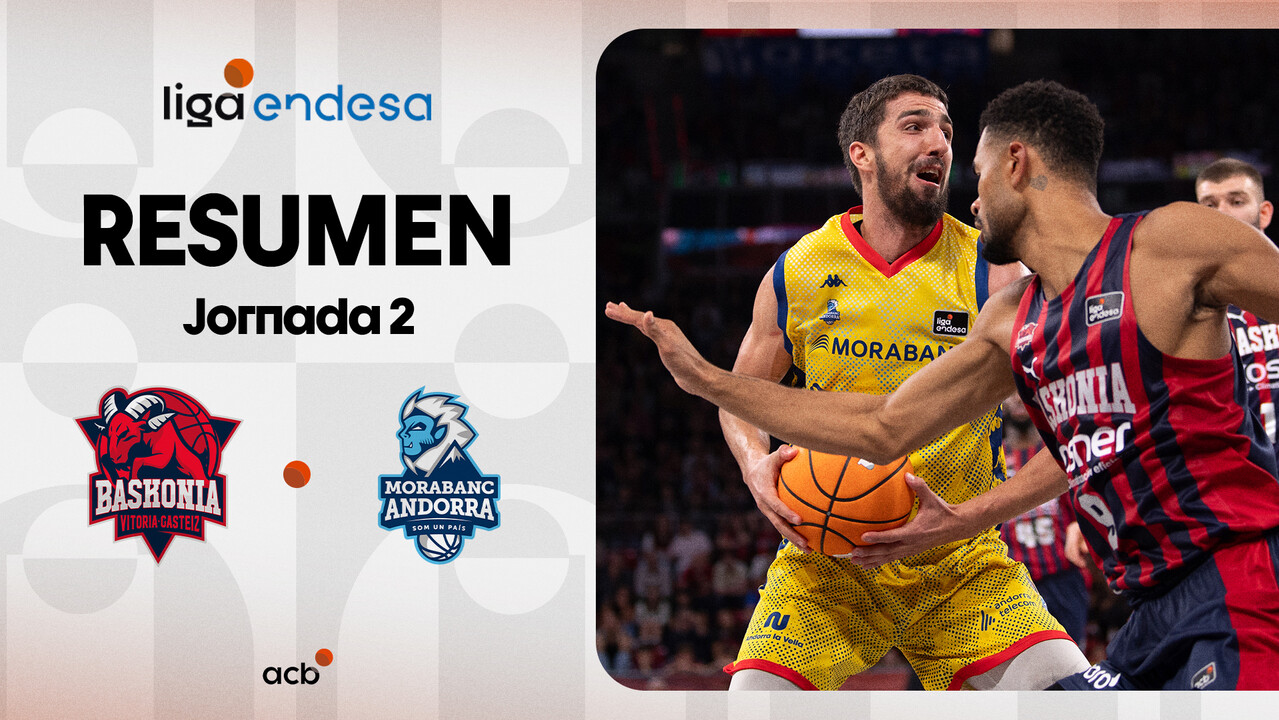 Resumen Baskonia 91 - MoraBanc Andorra 95 (J2)