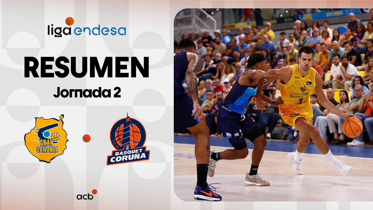 Resumen Dreamland Gran Canaria 80 - Leyma Coruña 72 (J2)