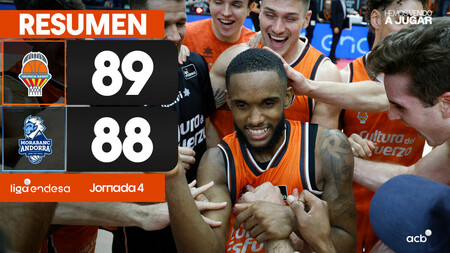 Resumen Valencia Basket 89 - MoraBanc Andorra 88 (J4)