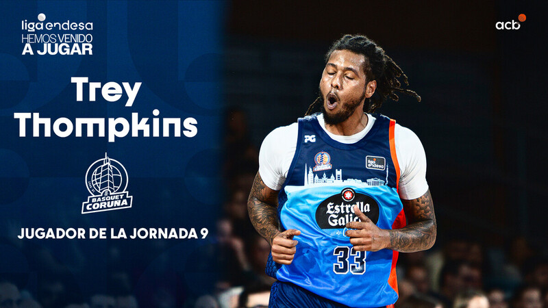 Trey Thompkins se corona como Jugador de la Jornada 9