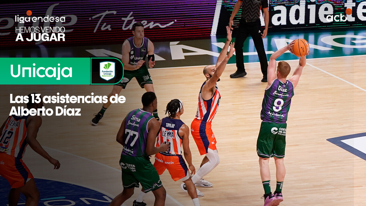 Alberto Díaz rompe moldes en asistencias: ¡13!