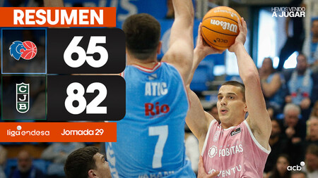 Resumen Río Breogán 65 - Joventut Badalona 82 (J29)