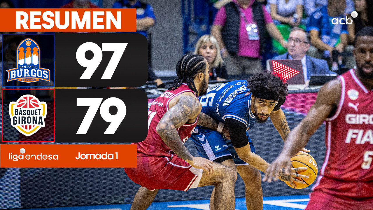 Recoletas Salud Burgos 97 - B&agrave;squet Girona 79 (J1)