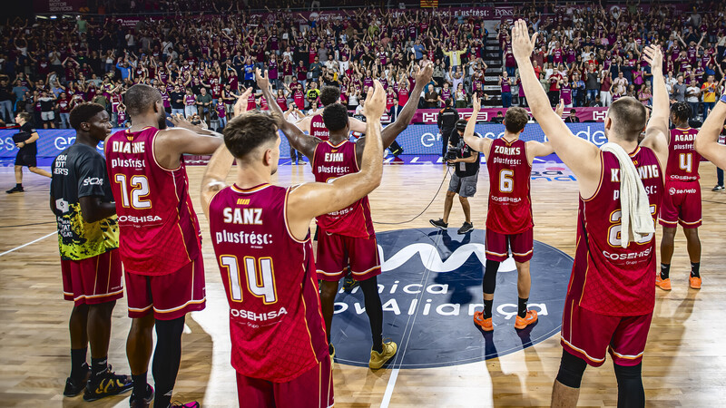 Un Hiopos Lleida vibrante se acuesta en lo m&aacute;s alto (87-68)