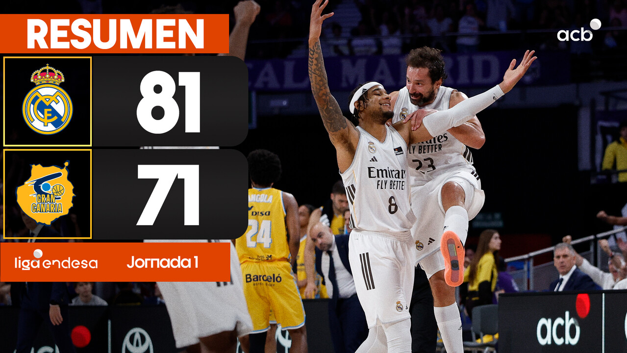 Resumen Real Madrid 81 - Dreamland GC 71 (J1)
