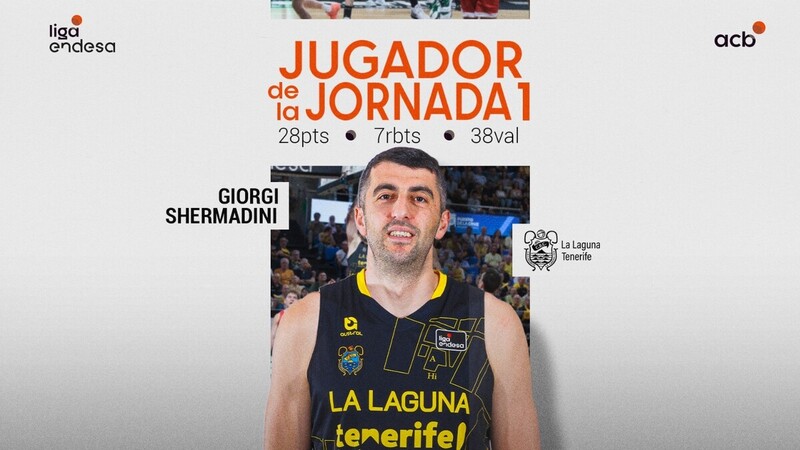 Gio Shermadini, Jugador de la Jornada 1 de la Liga Endesa 2025-26