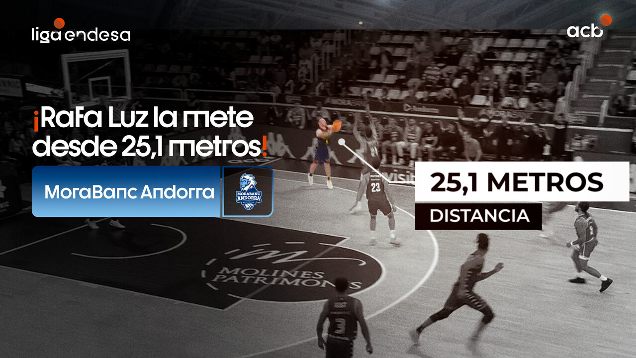 Luz: &iexcl;Un triple desde 25,1 metros!