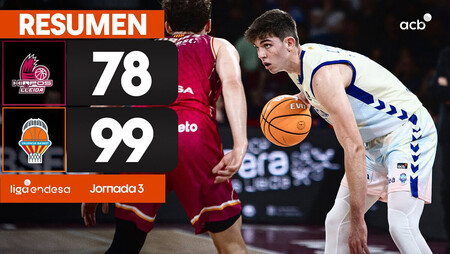 Resumen Hiopos Lleida 78 - Valencia Basket 99 (J3)