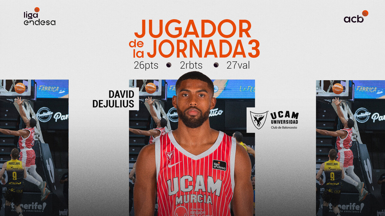 David DeJulius, Jugador de la Jornada 3 de la Liga Endesa 2025-26