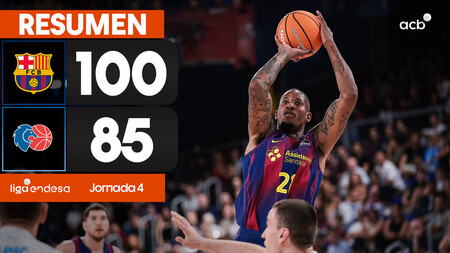 Resumen Bar&ccedil;a 100 - R&iacute;o Breog&aacute;n 85 (J4)