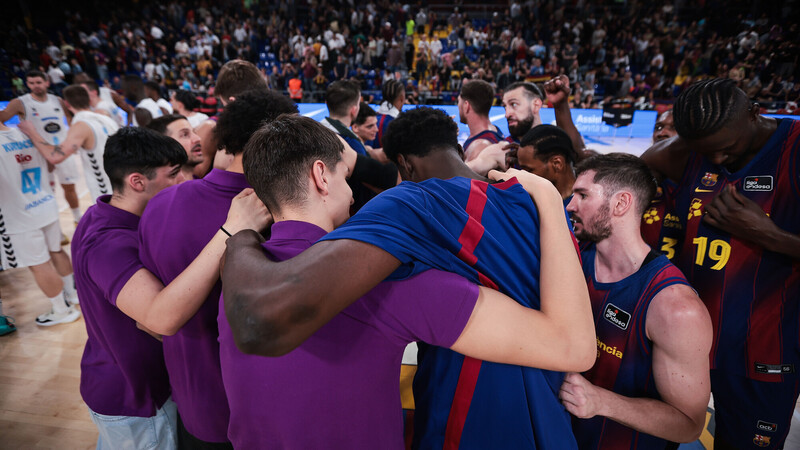 El Bar&ccedil;a logra un trabajado triunfo frente al R&iacute;o Breog&aacute;n (100-85)