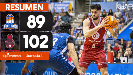 Resumen Recoletas Salud San Pablo Burgos 89 - Casademont Zaragoza 102 (J4)
