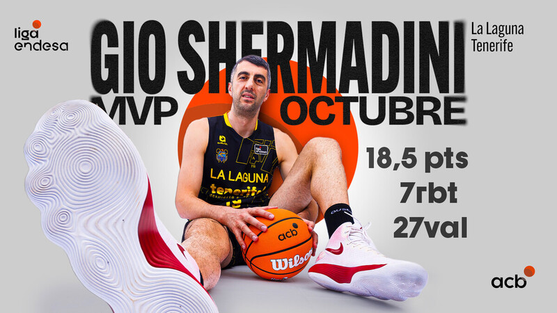 Giorgi Shermadini, MVP de octubre