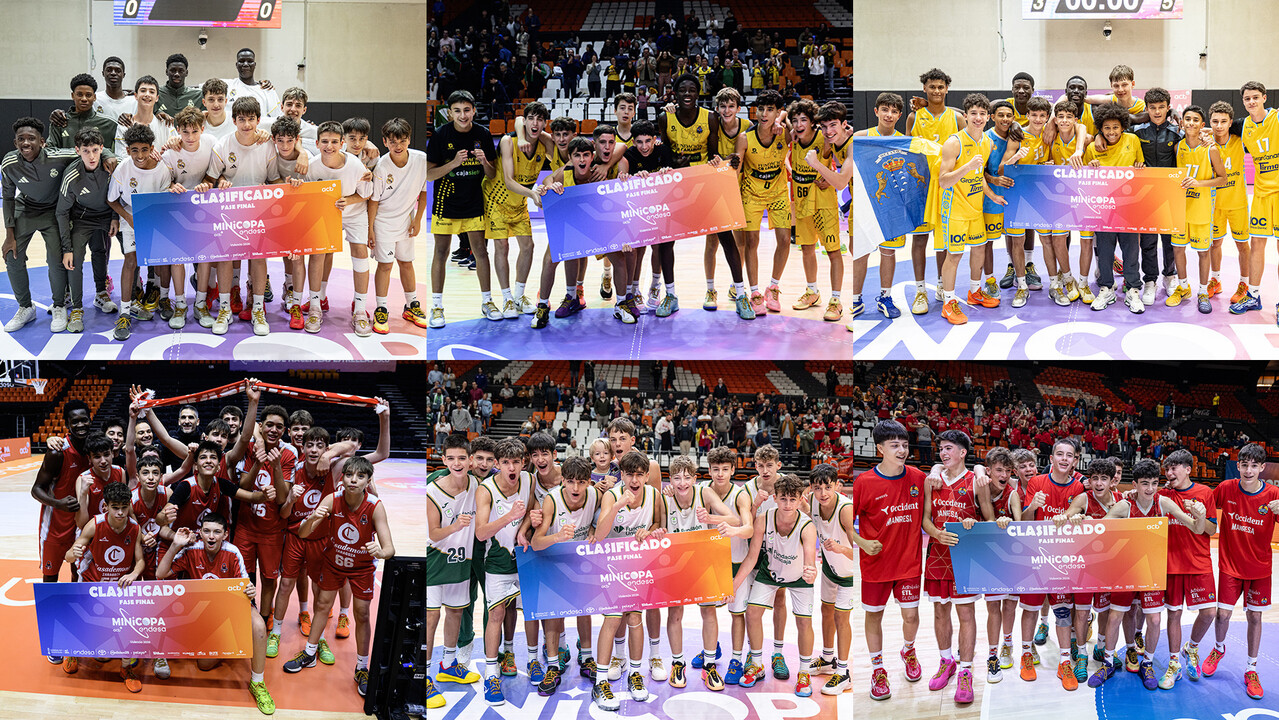 Los pasajeros de la Minicopa Endesa Valencia 2026