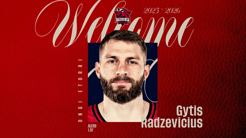 Gytis Radzevičius, nuevo jugador de Baskonia hasta final de temporada