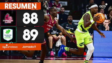 Resumen Hiopos Lleida 88 - Unicaja 89 (J9)