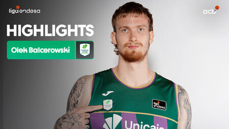 Olek Balcerowski, imponente en el ataque de Unicaja