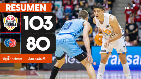 Resumen B&agrave;squet Girona 103 - R&iacute;o Breog&aacute;n 80 (J9)