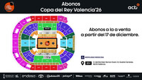 A la venta los abonos para la Copa del Rey Valencia 2026