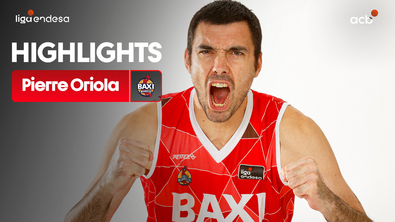 Pierre Oriola gu&iacute;a a BAXI Manresa a la victoria