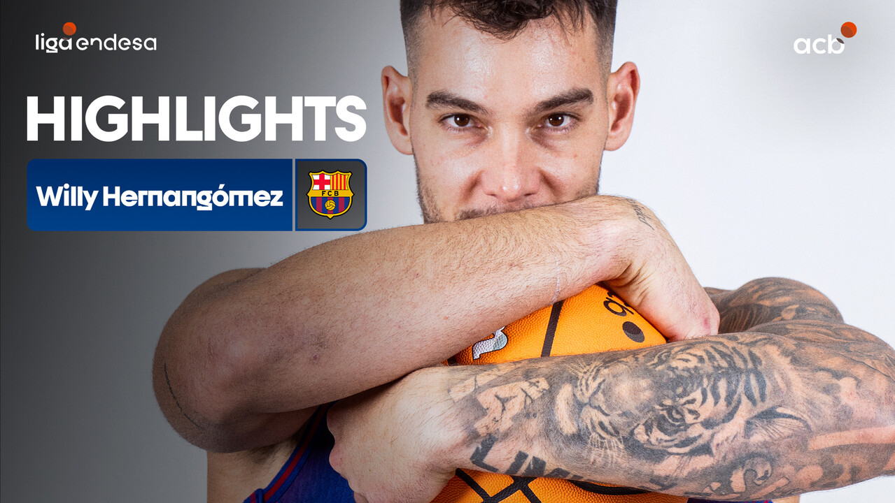 Willy Hernang&oacute;mez domina la pintura en la victoria del Bar&ccedil;a