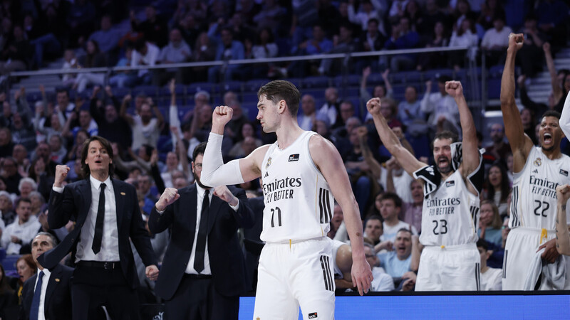 El Real Madrid resiste al Unicaja y cierra un inmaculado 2025 (91-82)
