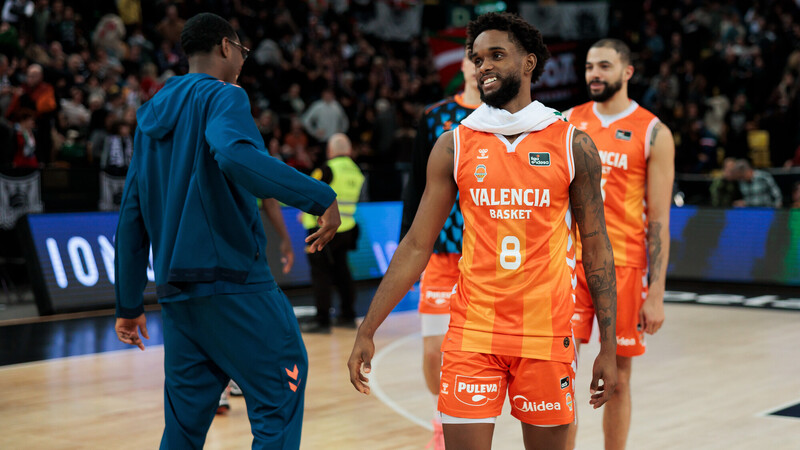 El Valencia Basket toma Miribilla en una segunda mitad arrolladora (72-116)