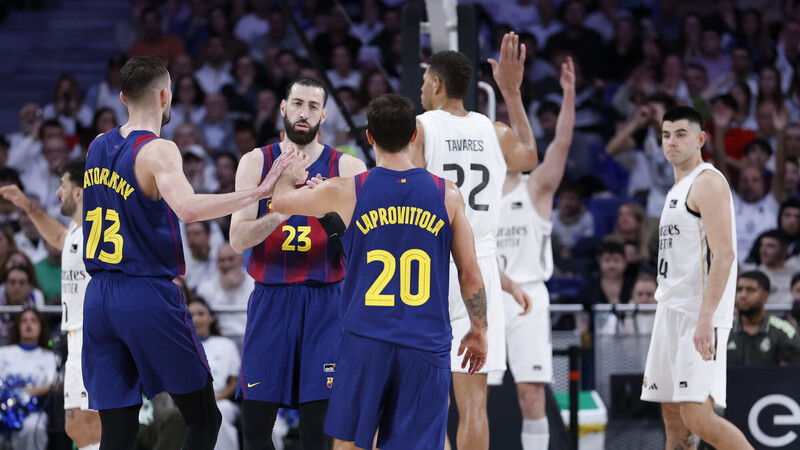 Un Bar&ccedil;a imperial conquista el fort&iacute;n madridista (100-105)