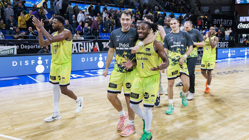 Hiopos Lleida reacciona y se lleva un valioso triunfo de Tenerife (87-94)