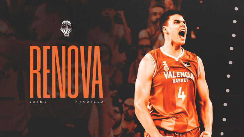 Jaime Pradilla ampl&iacute;a su contrato con Valencia Basket hasta 2028