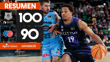 Resumen Surne Bilbao 100- Rio Breogan 90 (J.22)