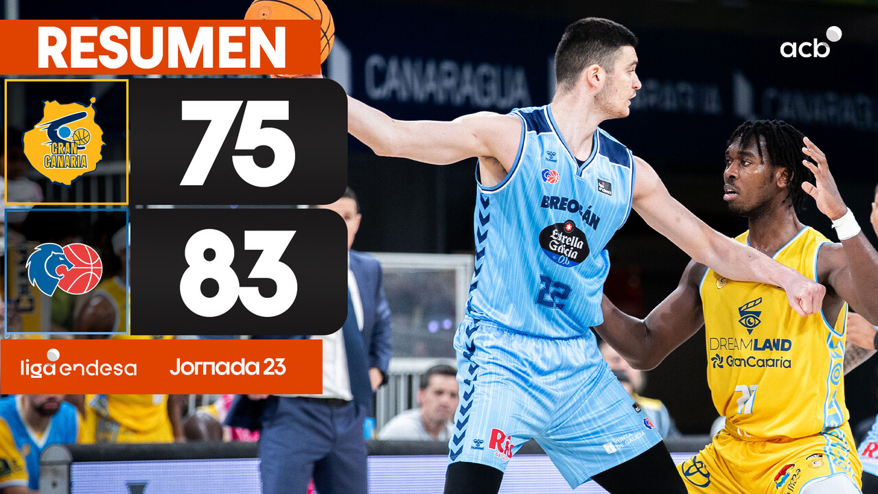 Resumen Dreamland Gran Canaria 75- Rio Breogan 83 (J.23)