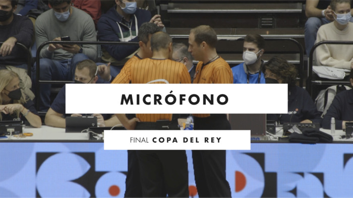 Y por primera vez... ¡micrófono en la final de la Copa del Rey!